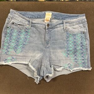Her Universe Disney’s The Little Mermaid cut off shorts